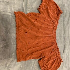 off the shoulder shirt